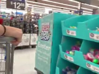 A Real Freak Recording a gorgeous chick at Walmart -